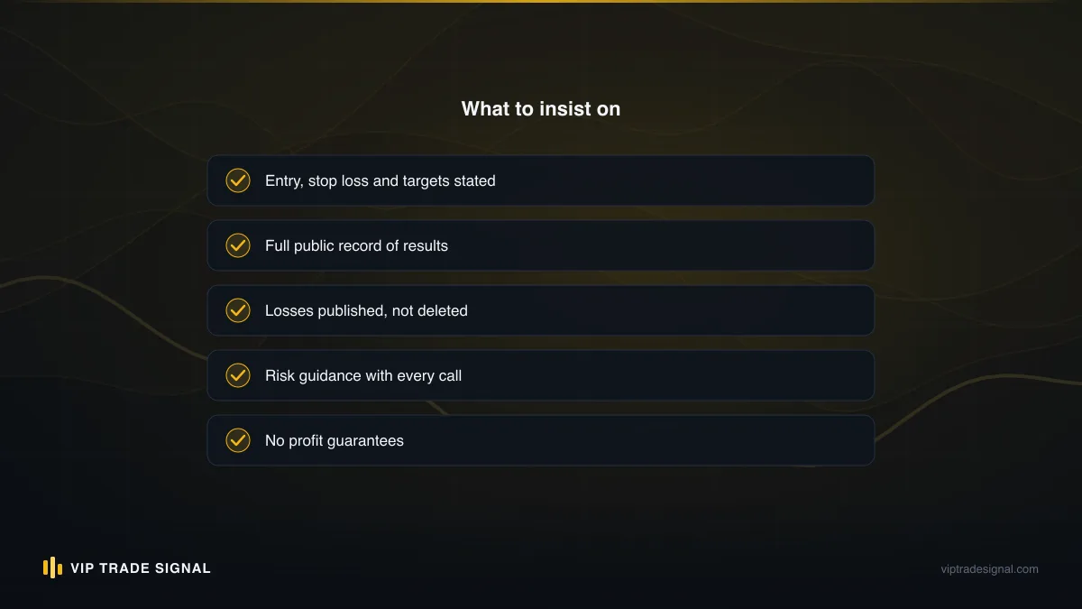 Checklist of vetting steps to complete before granting any manager access to a trading account