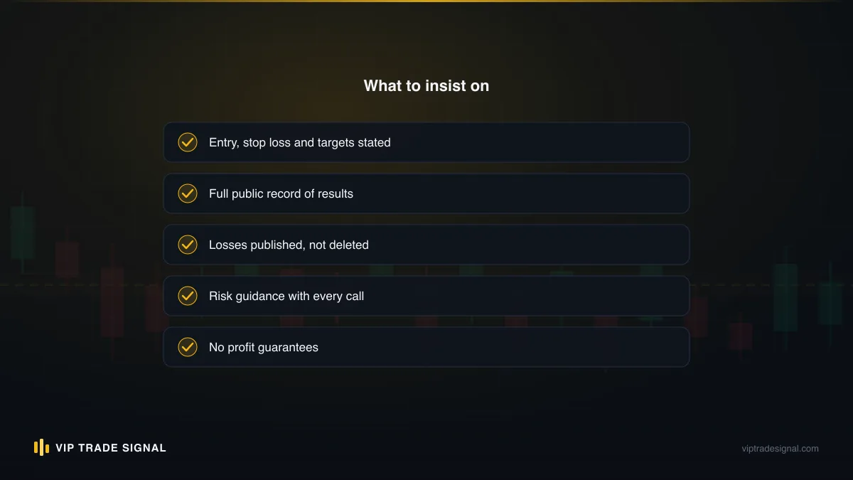 Checklist of verification failures that exclude a provider from ranking