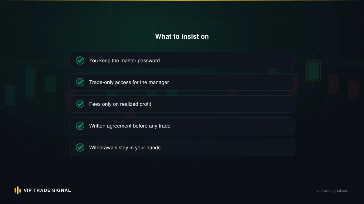 Five-minute custody audit checklist