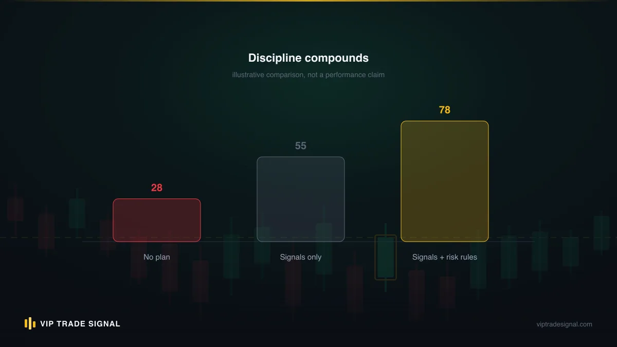 Comparison of a broken managed-account setup versus a correct one