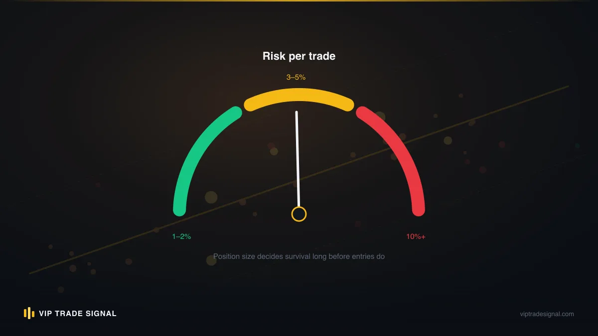 Meter showing the mounting cost of waiting across margin pressure, swap and opportunity