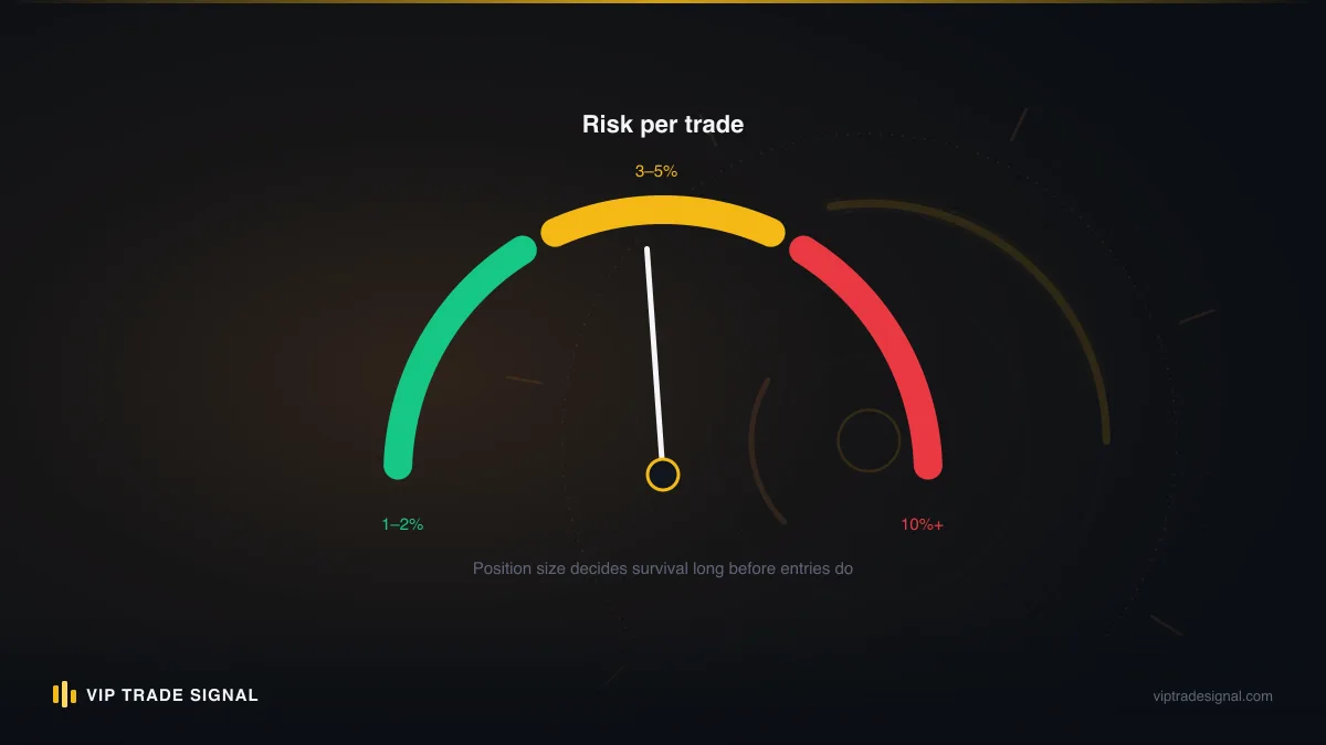 Gauge showing where a track record sits between marketing screenshot and verified live history
