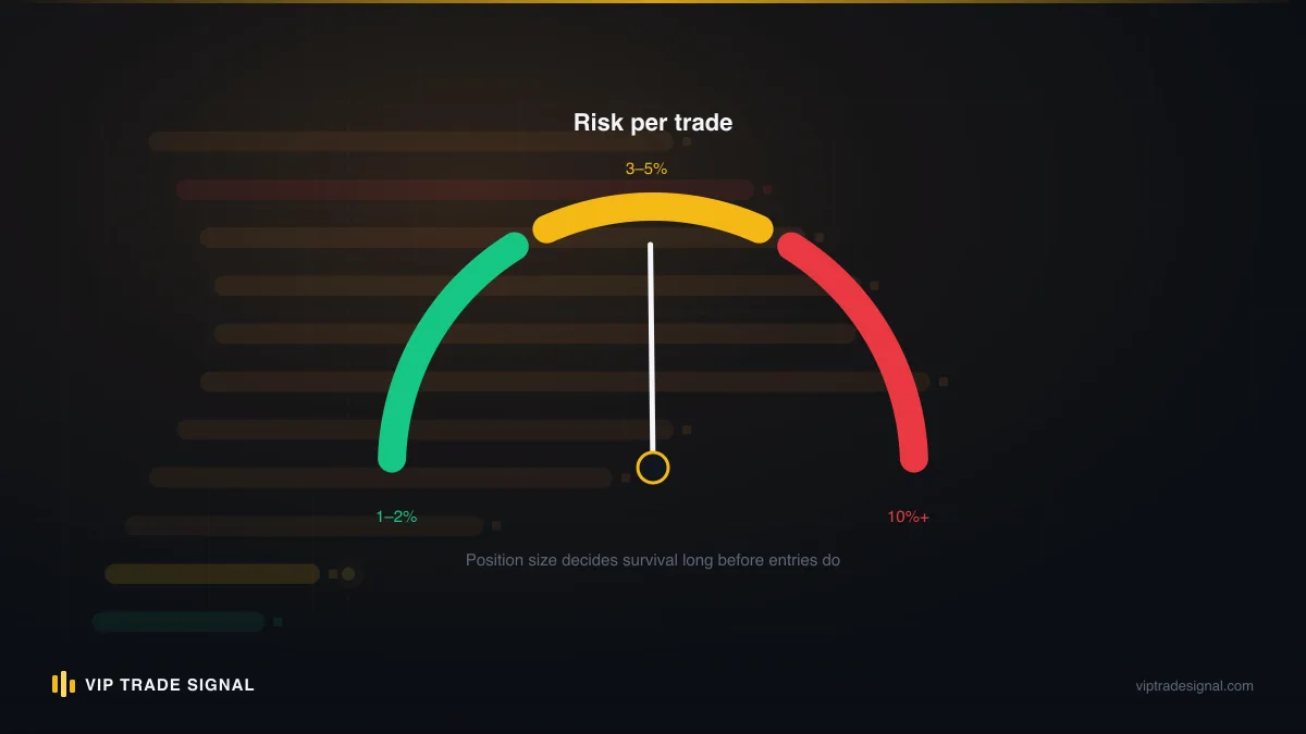 Risk dial: the four hard limits that govern every XAUUSD position we run