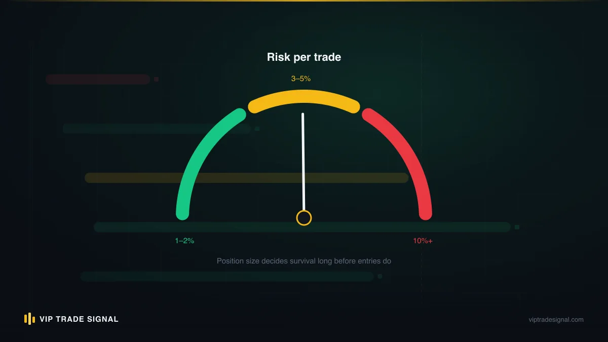 Risk gauge illustration showing the different exposure profiles of the two paths